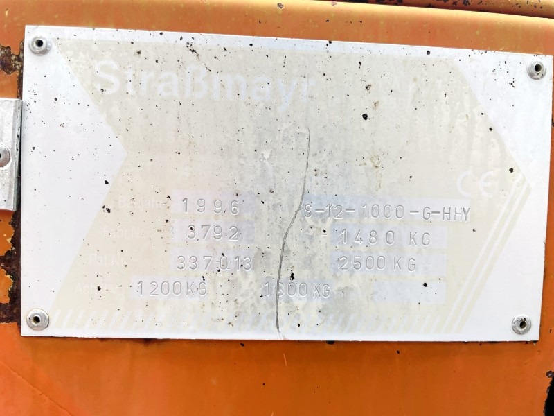 Strassmayr S-12-1000-G-HHY (3859) - Cisterna de riego asfáltico: foto 4 Strassmayr S-12-1000-G-HHY (3859) - Cisterna de riego asfáltico: foto 4