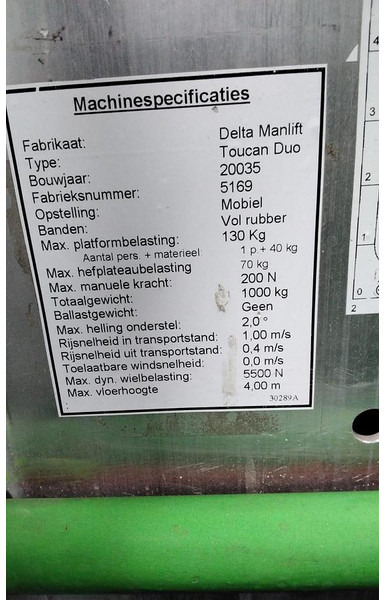 Toucan DUO junior B - Plataforma elevadora: foto 4 Toucan DUO junior B - Plataforma elevadora: foto 4