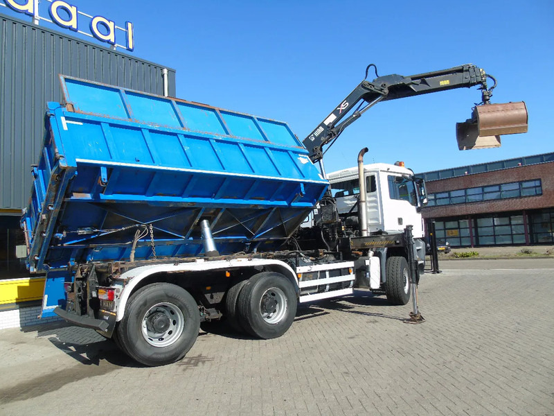 MAN TGS 26.400 + 6x6 + HIAB 166 E3 HIPRO + 3SIDE TIPPER - Camión grúa: foto 5 MAN TGS 26.400 + 6x6 + HIAB 166 E3 HIPRO + 3SIDE TIPPER - Camión grúa: foto 5