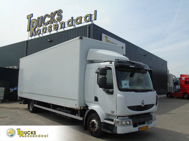 Renault Midlum 220 + euro 5 + MANUAL + lift + 12T - Camión caja cerrada: foto 1 Renault Midlum 220 + euro 5 + MANUAL + lift + 12T - Camión caja cerrada: foto 1