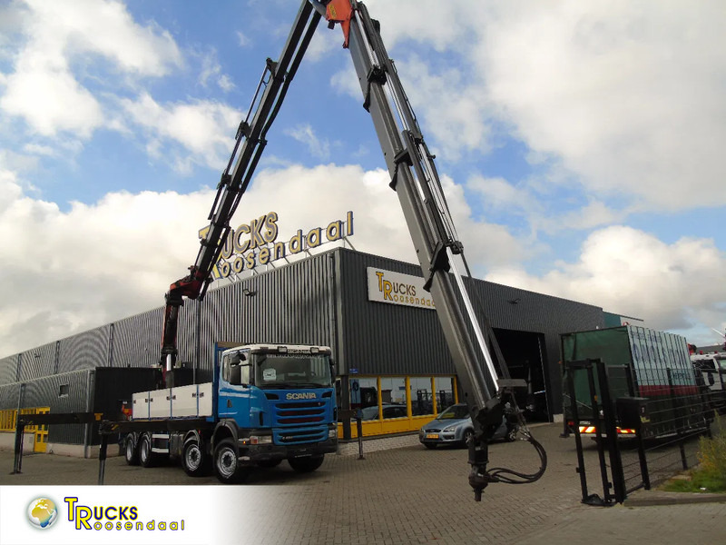 Scania G480 4 axle + palfinger crane PK74002 + JIB - Camión grúa: foto 1 Scania G480 4 axle + palfinger crane PK74002 + JIB - Camión grúa: foto 1