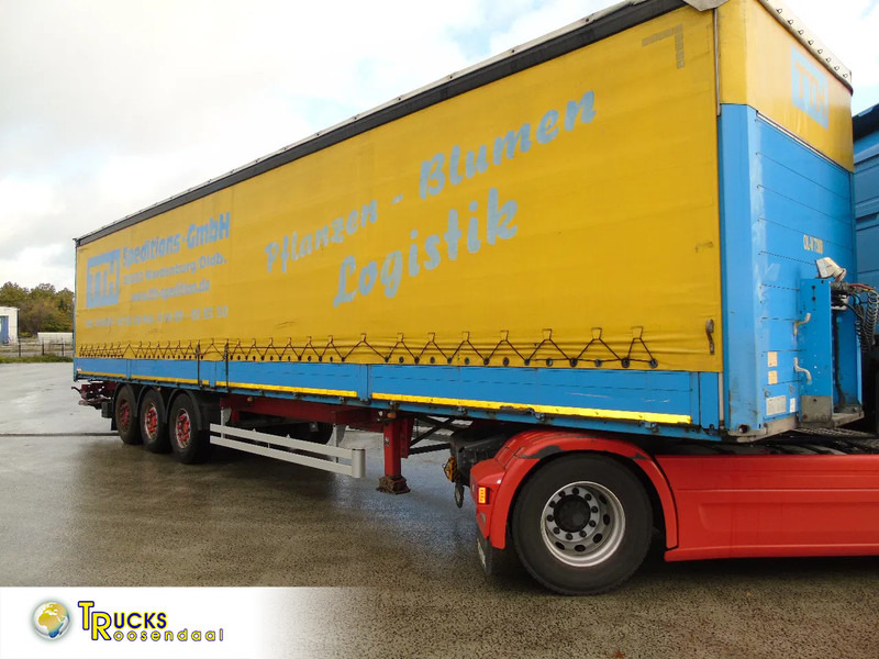 Schmitz Cargobull 3 AXLE SAF + DHOLLANDIA LOADLIFT + SLIDING ROOF - Semirremolque lona: foto 1 Schmitz Cargobull 3 AXLE SAF + DHOLLANDIA LOADLIFT + SLIDING ROOF - Semirremolque lona: foto 1
