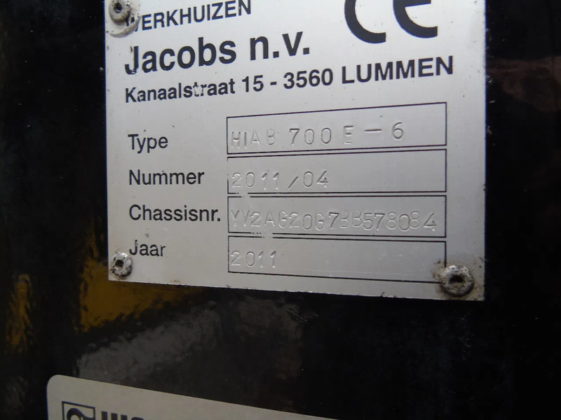 Camión grúa Volvo FH 12.460 + HIAB 700E-6 HI HIPRO + JIB 4X + 8X4 + EURO 5 + REMOTE: foto 12