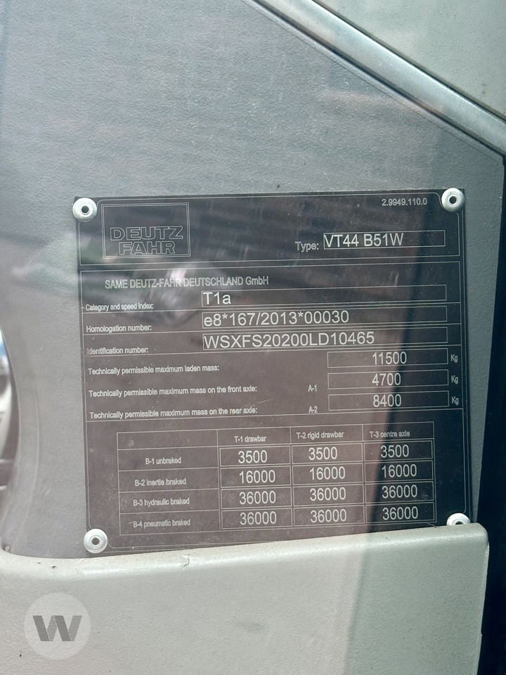 Deutz Agrotron 6165 - Tractor: foto 2 Deutz Agrotron 6165 - Tractor: foto 2