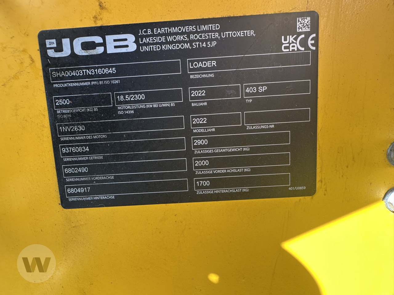 JCB 403 AGRI - Cargadora articulada: foto 3 JCB 403 AGRI - Cargadora articulada: foto 3