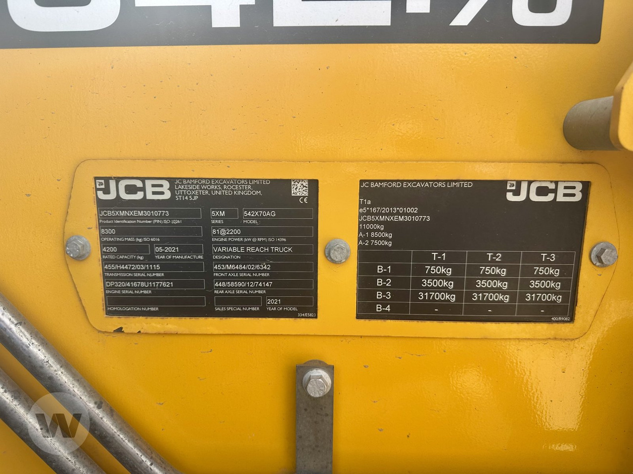 JCB 542-70 - Manipulador telescópico: foto 1 JCB 542-70 - Manipulador telescópico: foto 1