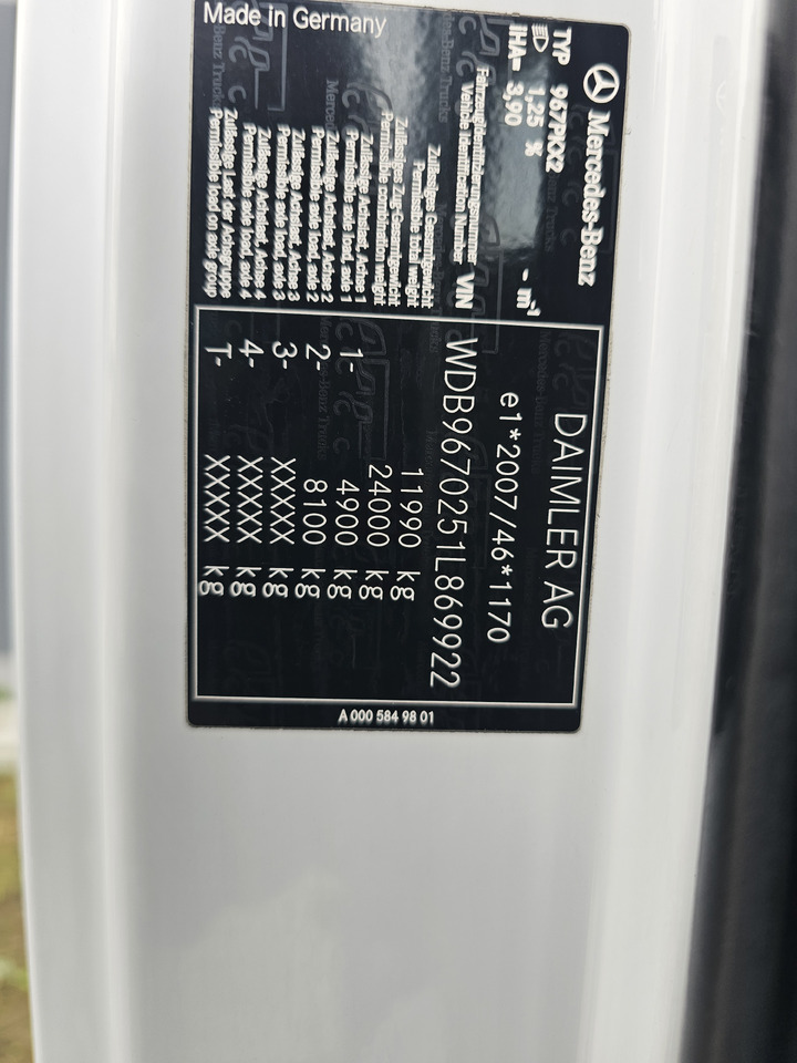 Cabina MERCEDES-BENZ ATEGO EURO 6 / COMPLETE CABINE: foto 7