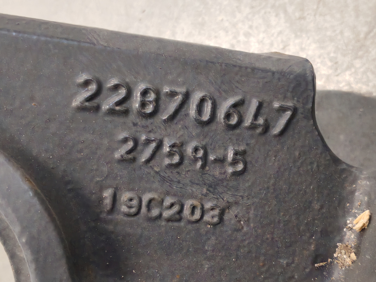 VOLVO FM5 EURO 6 / CABIN SUNSPENSION BRACKET / 22870647 / RIGHT - Bastidor/ Chasis: foto 4 VOLVO FM5 EURO 6 / CABIN SUNSPENSION BRACKET / 22870647 / RIGHT - Bastidor/ Chasis: foto 4