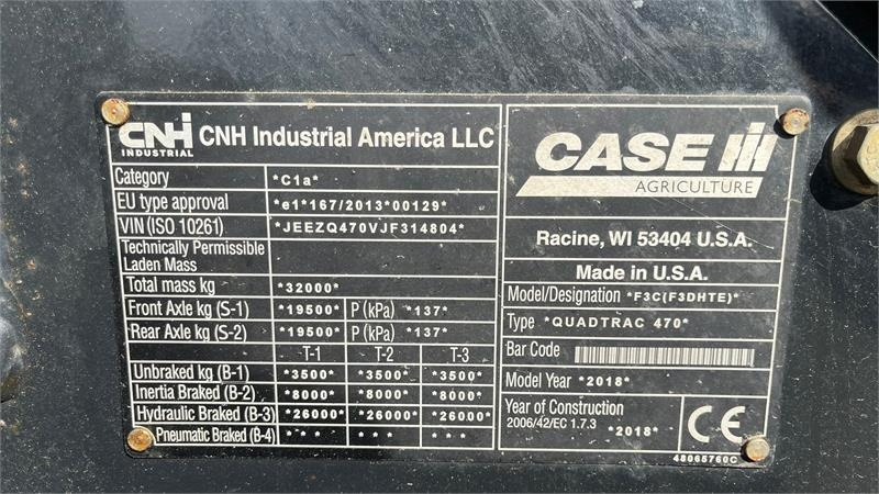 Case IH Quadtrac 470 CVX, med brede bånd og evt med komple - Tractor: foto 2 Case IH Quadtrac 470 CVX, med brede bånd og evt med komple - Tractor: foto 2