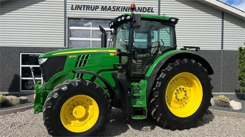 John Deere 6175R Med frontlift og frontPTO samt luft anlæg - Tractor: foto 1 John Deere 6175R Med frontlift og frontPTO samt luft anlæg - Tractor: foto 1