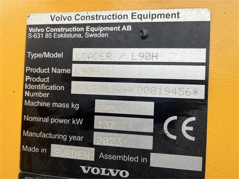 Volvo L90H Dansk-maskine, med alt udstyr på. CDC, BSS, - Cargadora de ruedas: foto 2 Volvo L90H Dansk-maskine, med alt udstyr på. CDC, BSS, - Cargadora de ruedas: foto 2