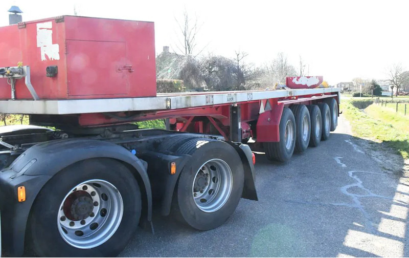 LUECK SPR75/5 5 achse BALLAST TRAILER 3x STEERAXLE!! - Semirremolque plataforma/ Caja abierta: foto 3 LUECK SPR75/5 5 achse BALLAST TRAILER 3x STEERAXLE!! - Semirremolque plataforma/ Caja abierta: foto 3