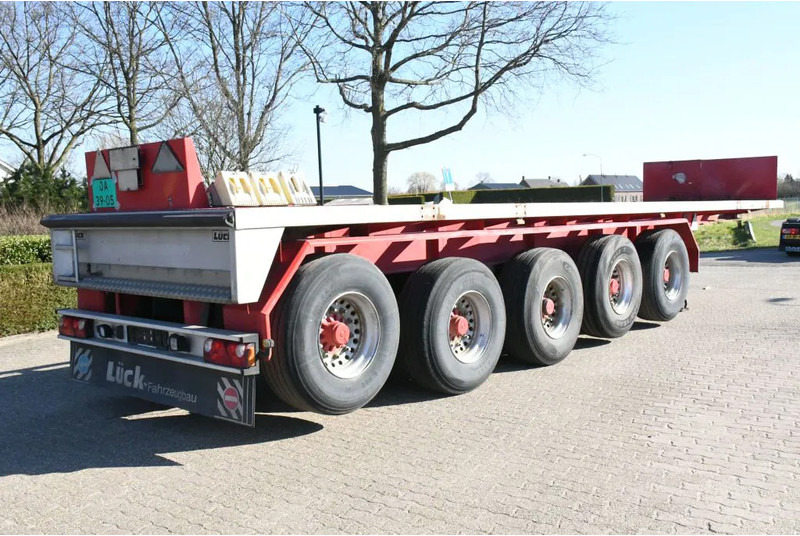 LUECK SPR75/5 5 achse BALLAST TRAILER 3x STEERAXLE!! - Semirremolque plataforma/ Caja abierta: foto 5 LUECK SPR75/5 5 achse BALLAST TRAILER 3x STEERAXLE!! - Semirremolque plataforma/ Caja abierta: foto 5