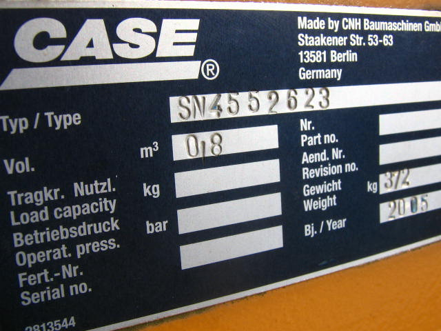 Case 4552623 - 4552624 - Cazo cargador: foto 1 Case 4552623 - 4552624 - Cazo cargador: foto 1