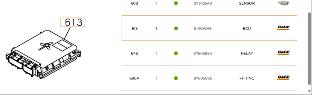 Case 47564554 - 87726525 - Unidad de control para Maquinaria de construcción: foto 1 Case 47564554 - 87726525 - Unidad de control para Maquinaria de construcción: foto 1