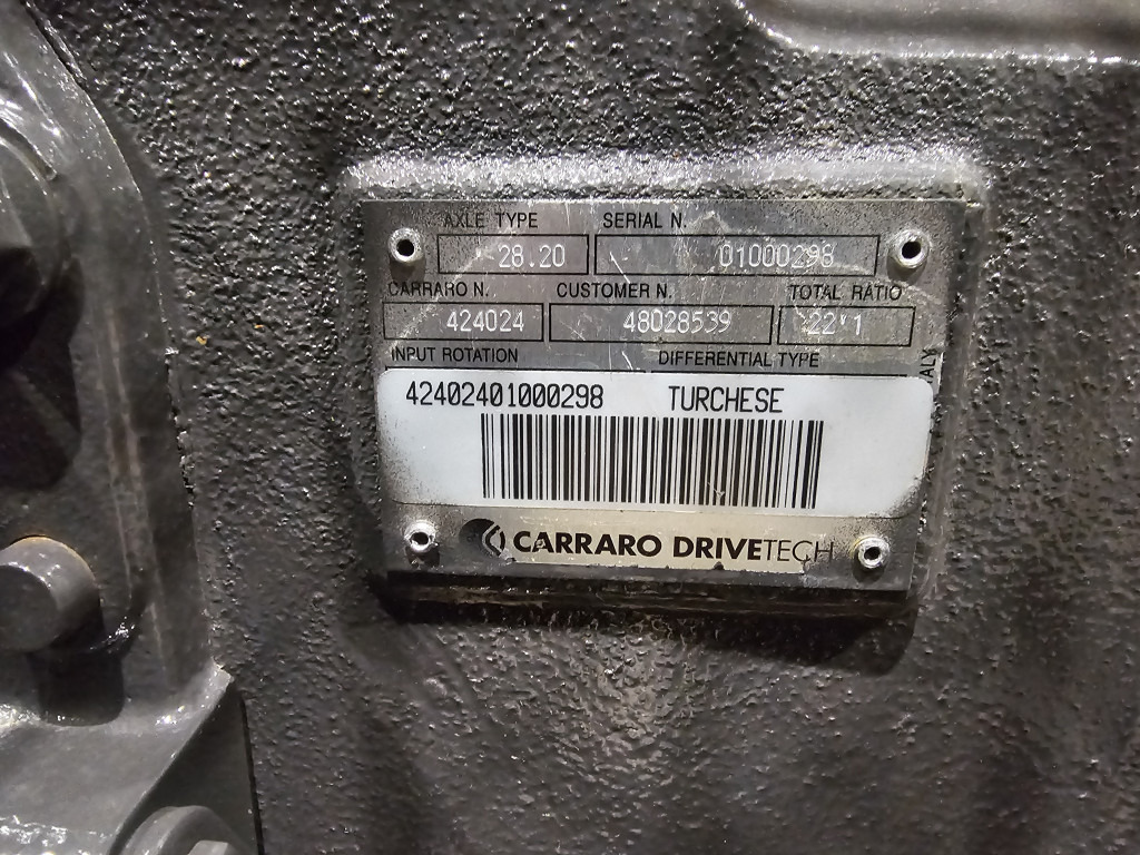 Case 48028539 - 424024 - Eje posterior para Maquinaria de construcción: foto 2 Case 48028539 - 424024 - Eje posterior para Maquinaria de construcción: foto 2
