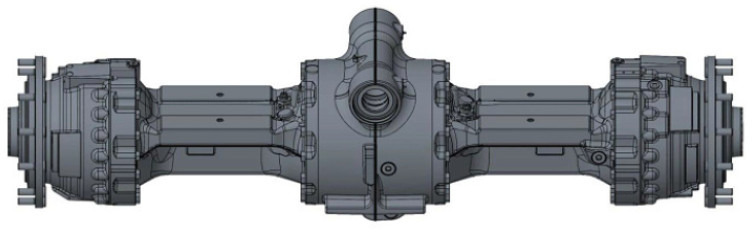 Case 51506527 - Eje posterior para Maquinaria de construcción: foto 1 Case 51506527 - Eje posterior para Maquinaria de construcción: foto 1