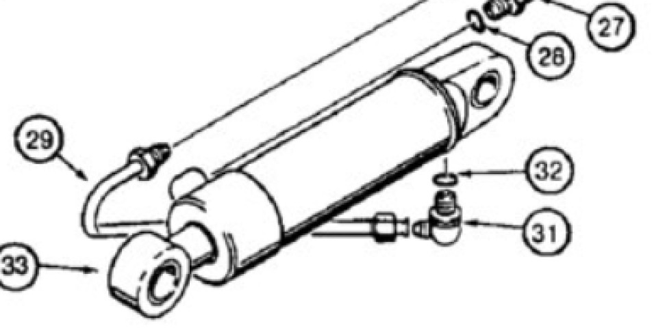 Case G101273 - 87517745 - Cilindro hidráulico para Maquinaria de construcción: foto 1 Case G101273 - 87517745 - Cilindro hidráulico para Maquinaria de construcción: foto 1
