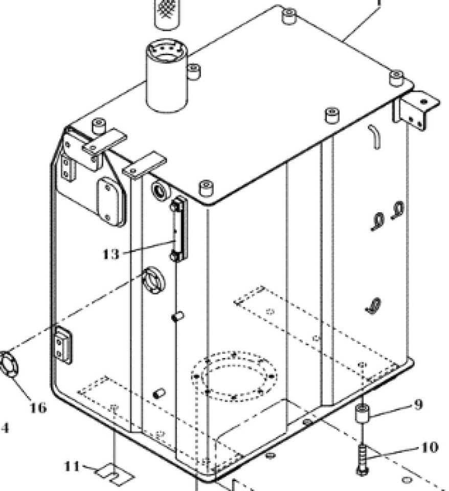 Case KLH12430 - Depósito de combustible para Maquinaria de construcción: foto 1 Case KLH12430 - Depósito de combustible para Maquinaria de construcción: foto 1