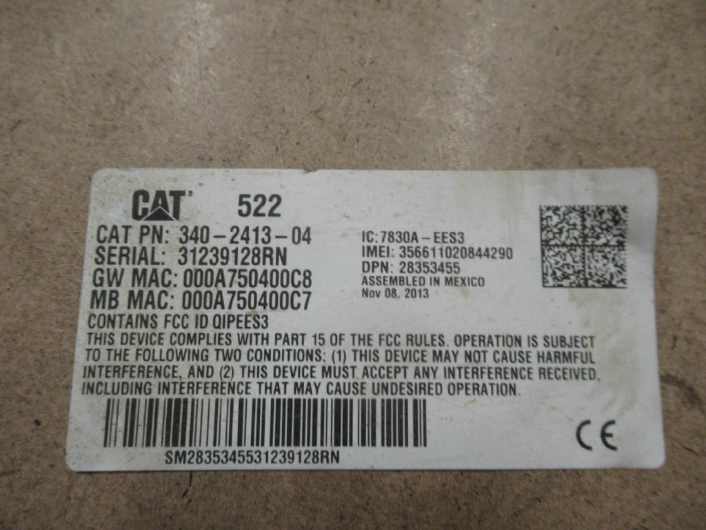 Caterpillar 3402413 - 3518490 - Unidad de control para Maquinaria de construcción: foto 3 Caterpillar 3402413 - 3518490 - Unidad de control para Maquinaria de construcción: foto 3