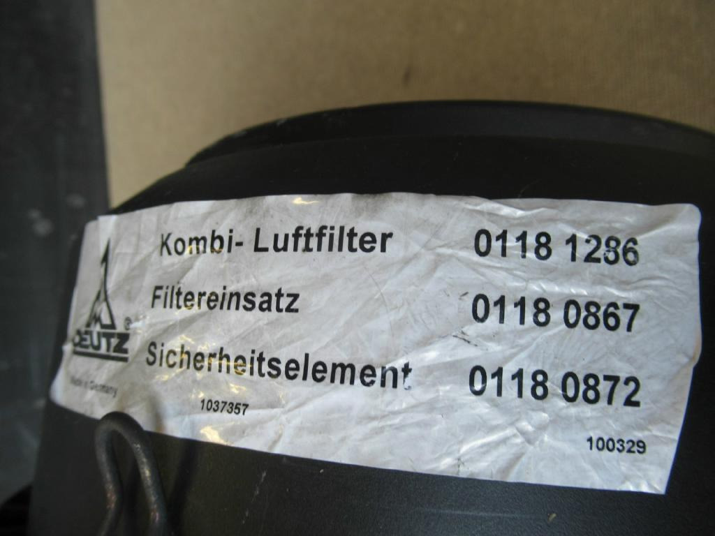 Deutz - Filtro de aire para Maquinaria de construcción: foto 4 Deutz - Filtro de aire para Maquinaria de construcción: foto 4