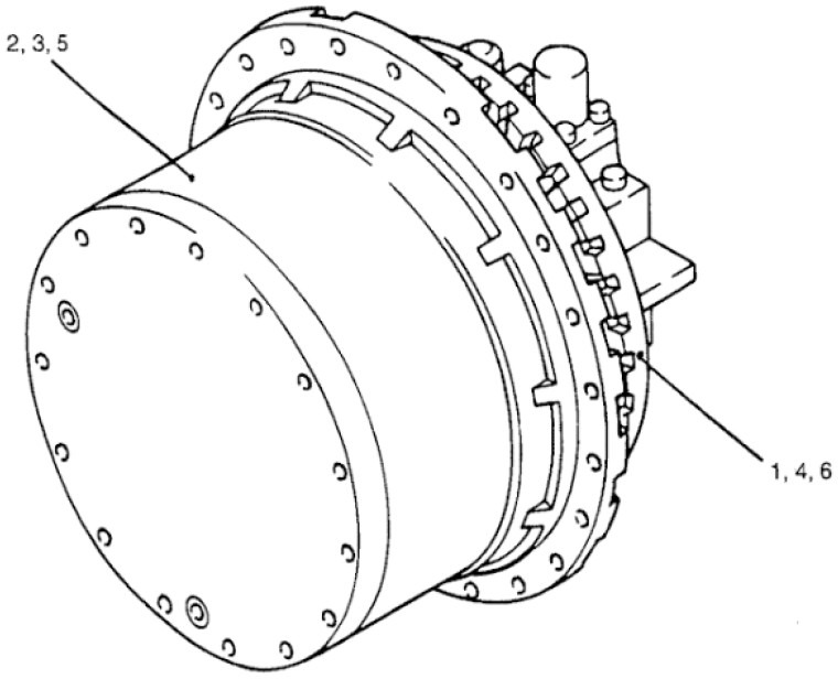 New Holland YN15V00011F4 - YN15V00017F1 - Mando final para Maquinaria agrícola: foto 1 New Holland YN15V00011F4 - YN15V00017F1 - Mando final para Maquinaria agrícola: foto 1