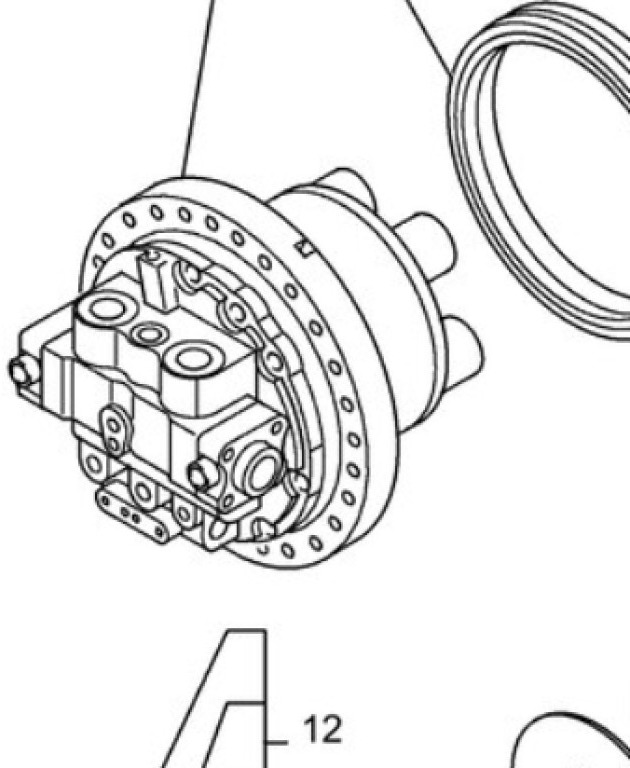 New Holland YN15V00067S017 - Motor hidráulico para Maquinaria agrícola: foto 1 New Holland YN15V00067S017 - Motor hidráulico para Maquinaria agrícola: foto 1