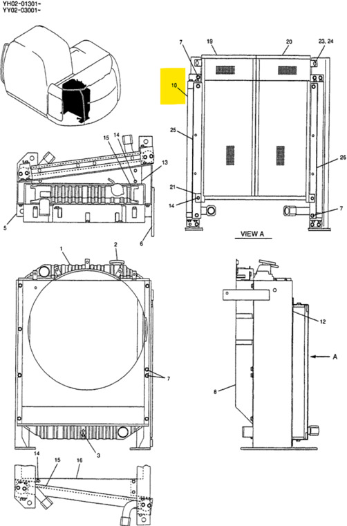 New Holland YY05P00004S010 - Enfriador de aceite para Maquinaria de construcción: foto 1 New Holland YY05P00004S010 - Enfriador de aceite para Maquinaria de construcción: foto 1