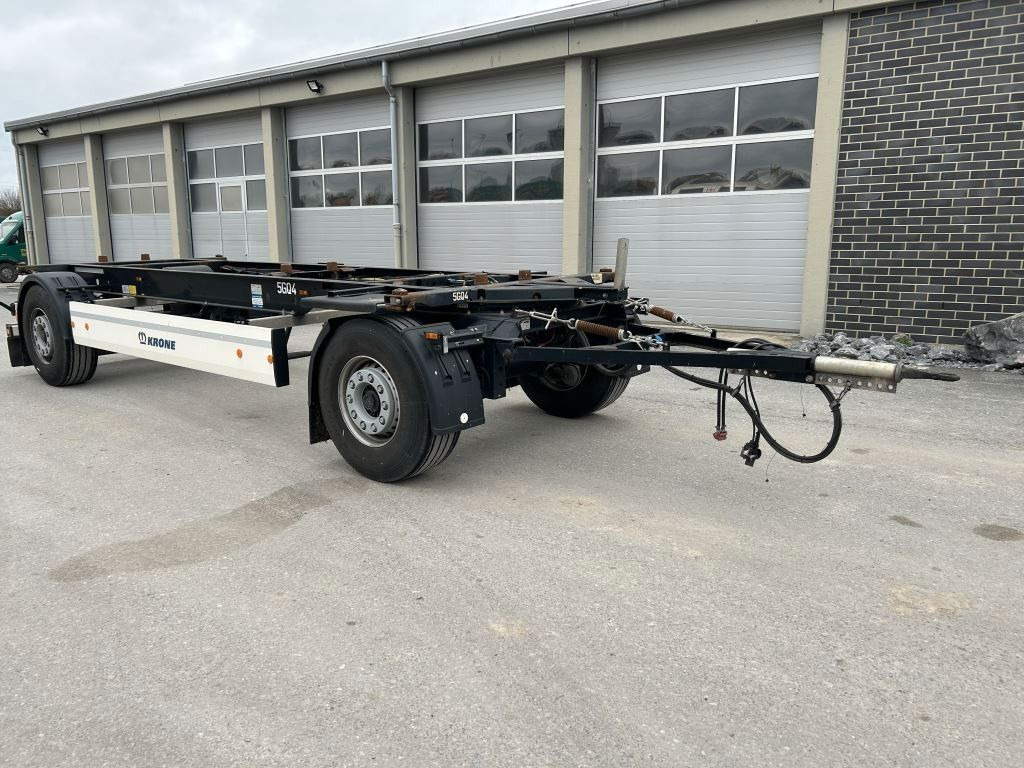Krone 2 Achswechselfahrgestell, Typ: AZW 18 eL3B9 - Remolque portacontenedore/ Intercambiable: foto 4 Krone 2 Achswechselfahrgestell, Typ: AZW 18 eL3B9 - Remolque portacontenedore/ Intercambiable: foto 4