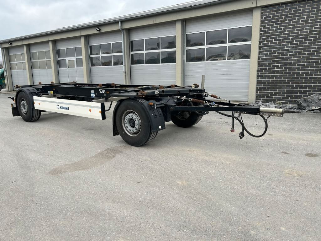 Krone 2 Achswechselfahrgestell, Typ: MAXI AZW 18 eL3B7 - Remolque portacontenedore/ Intercambiable: foto 1 Krone 2 Achswechselfahrgestell, Typ: MAXI AZW 18 eL3B7 - Remolque portacontenedore/ Intercambiable: foto 1
