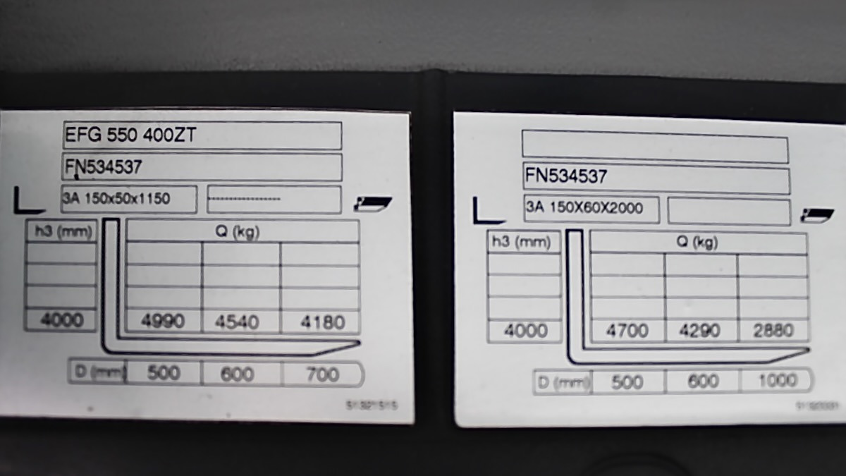 Carretilla elevadora eléctrica Jungheinrich EFG 550 400 ZT: foto 10