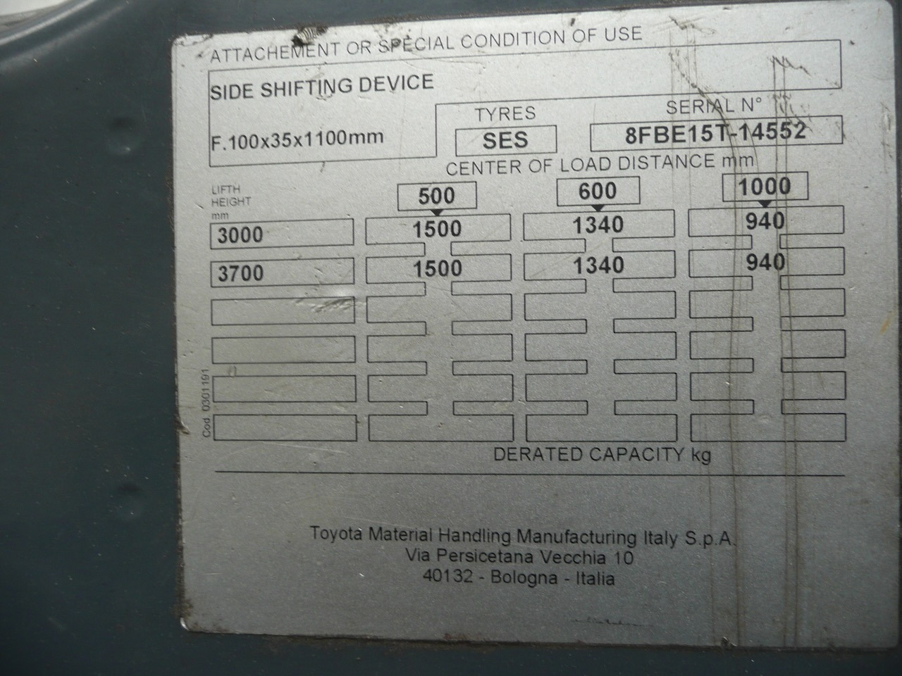 Carretilla elevadora eléctrica Toyota 8FBE15T: foto 10 Carretilla elevadora eléctrica Toyota 8FBE15T: foto 10