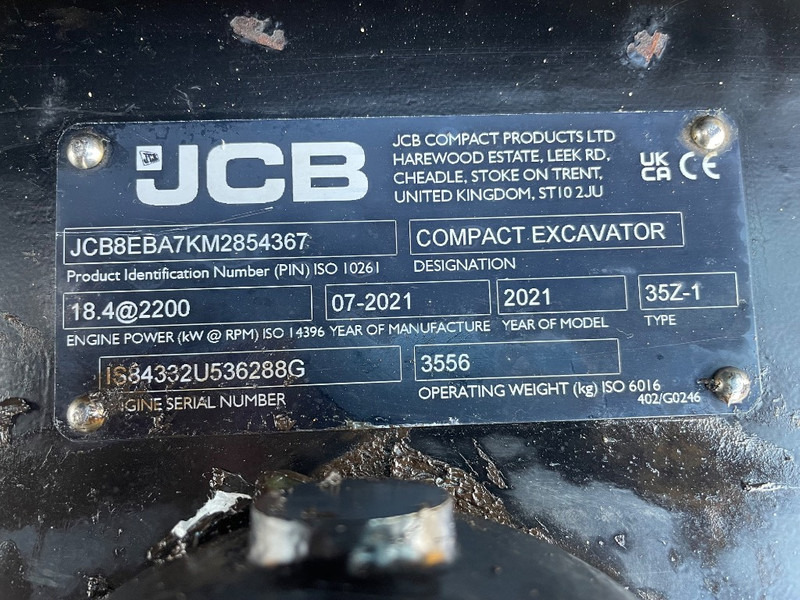 JCB 35Z-1 - Miniexcavadora: foto 3 JCB 35Z-1 - Miniexcavadora: foto 3