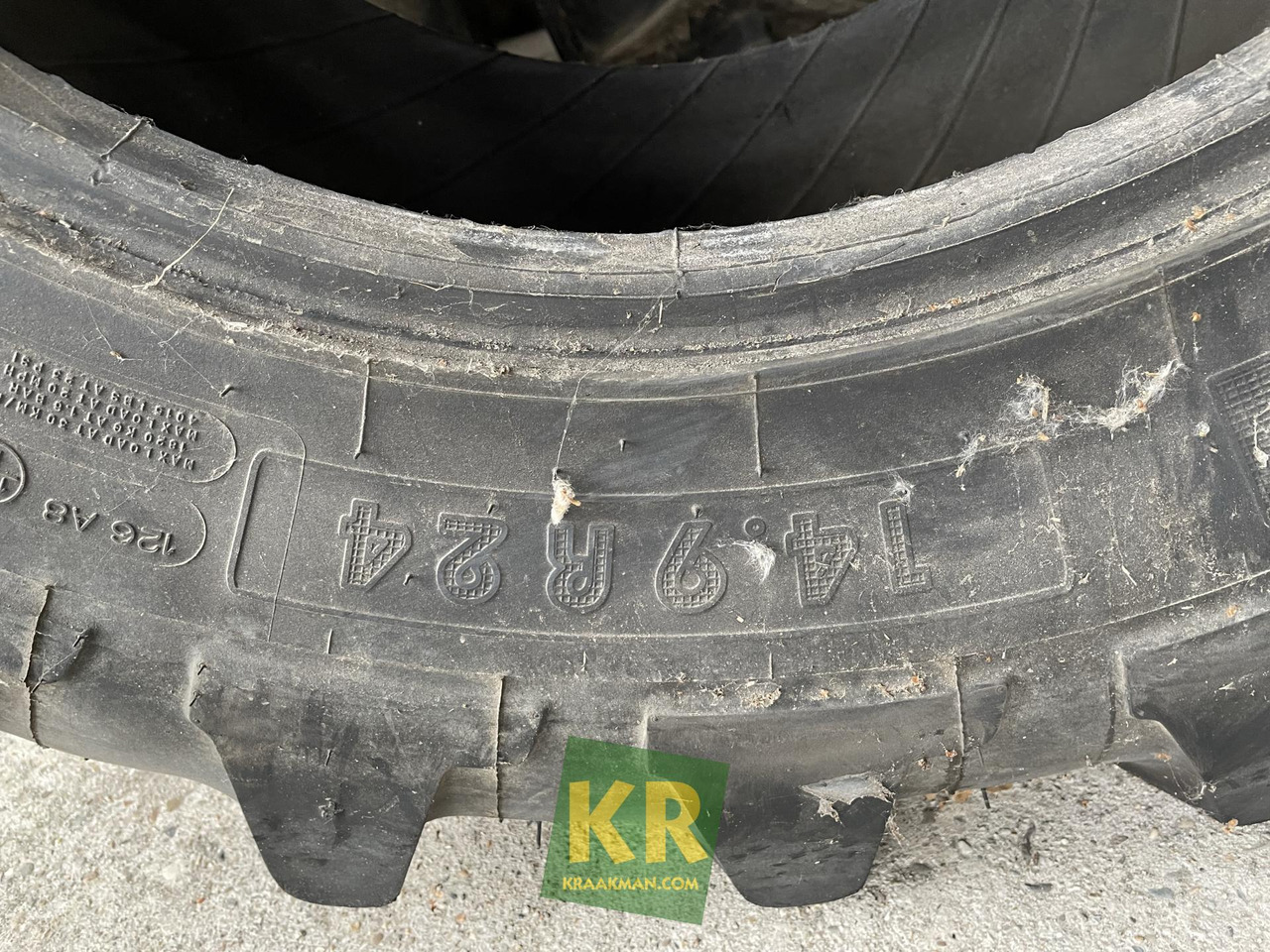 Agribib 14.9R24 126A8 band Michelin - Neumático para Maquinaria agrícola: foto 5 Agribib 14.9R24 126A8 band Michelin - Neumático para Maquinaria agrícola: foto 5