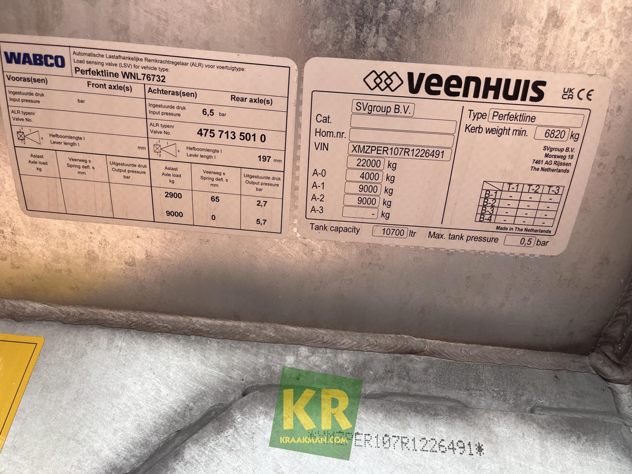 Veenhuis Perfektline  - Cuba de purín: foto 3 Veenhuis Perfektline  - Cuba de purín: foto 3