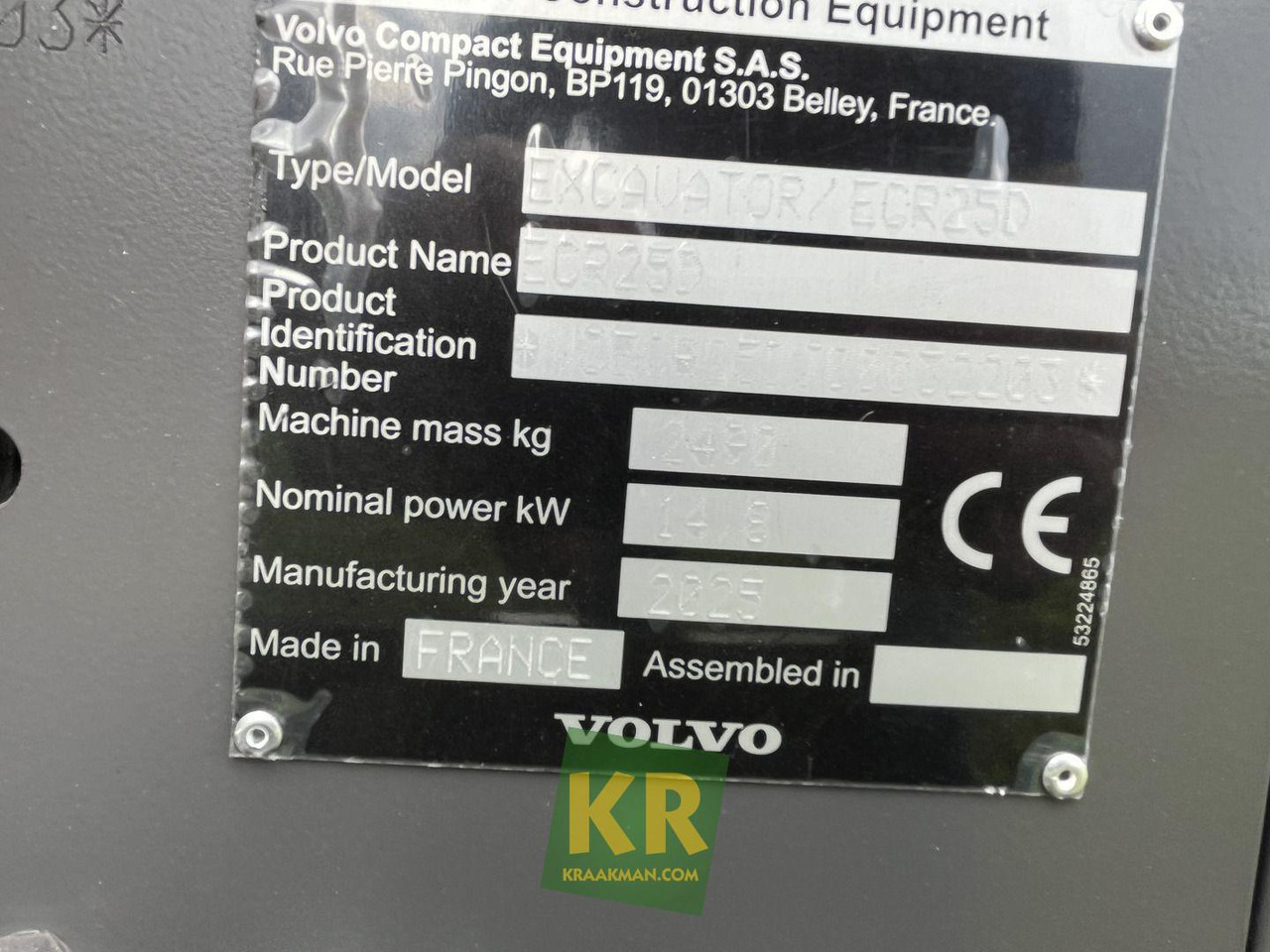 Miniexcavadora nuevo Volvo ECR 25 DFL: foto 40