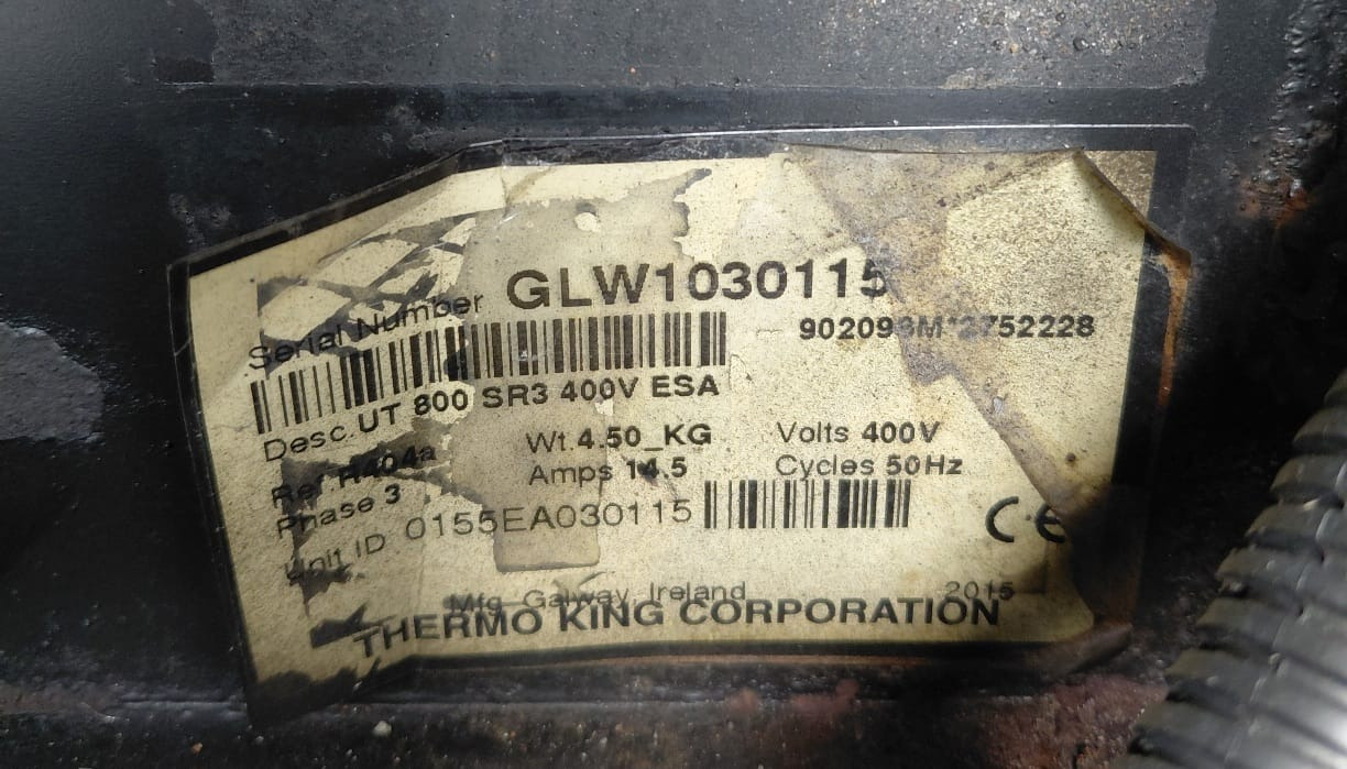 Thermo King UT-800 – GLW1030115 - Refrigerador: foto 2 Thermo King UT-800 – GLW1030115 - Refrigerador: foto 2