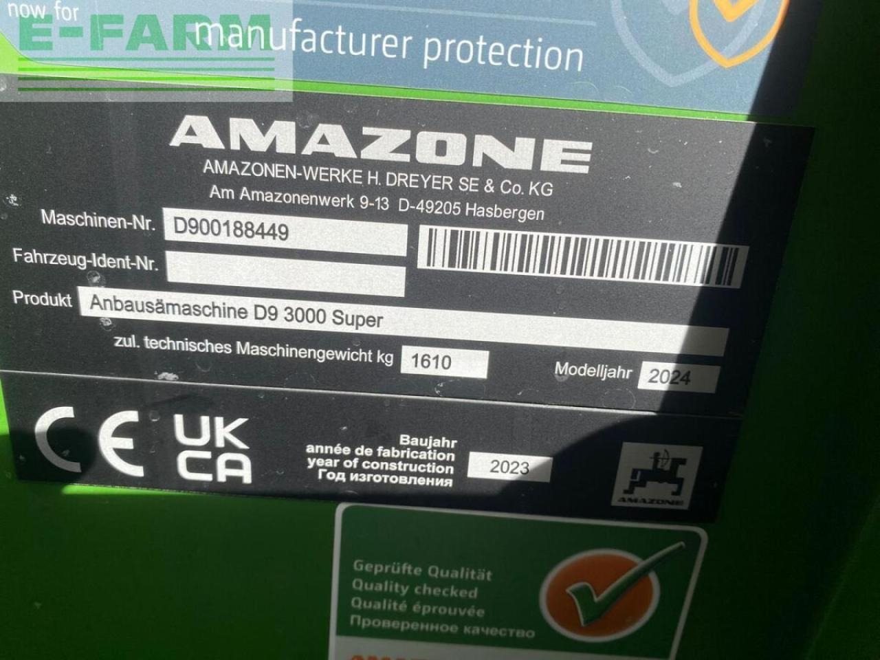 Sembradora Amazone d9 3000 super: foto 9