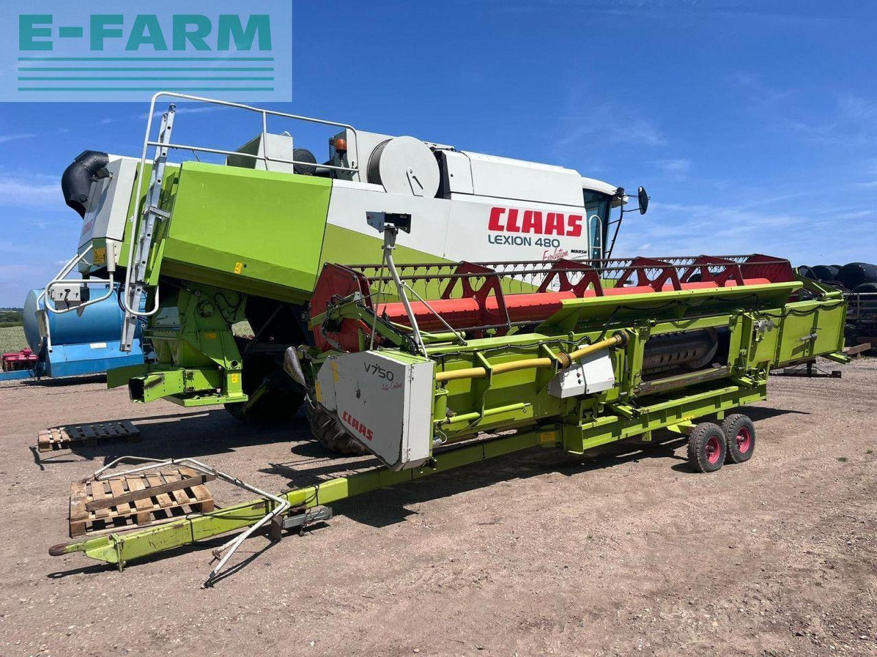 CLAAS LEXION 480 EVOLUTION TT - Cosechadora de granos: foto 2 CLAAS LEXION 480 EVOLUTION TT - Cosechadora de granos: foto 2