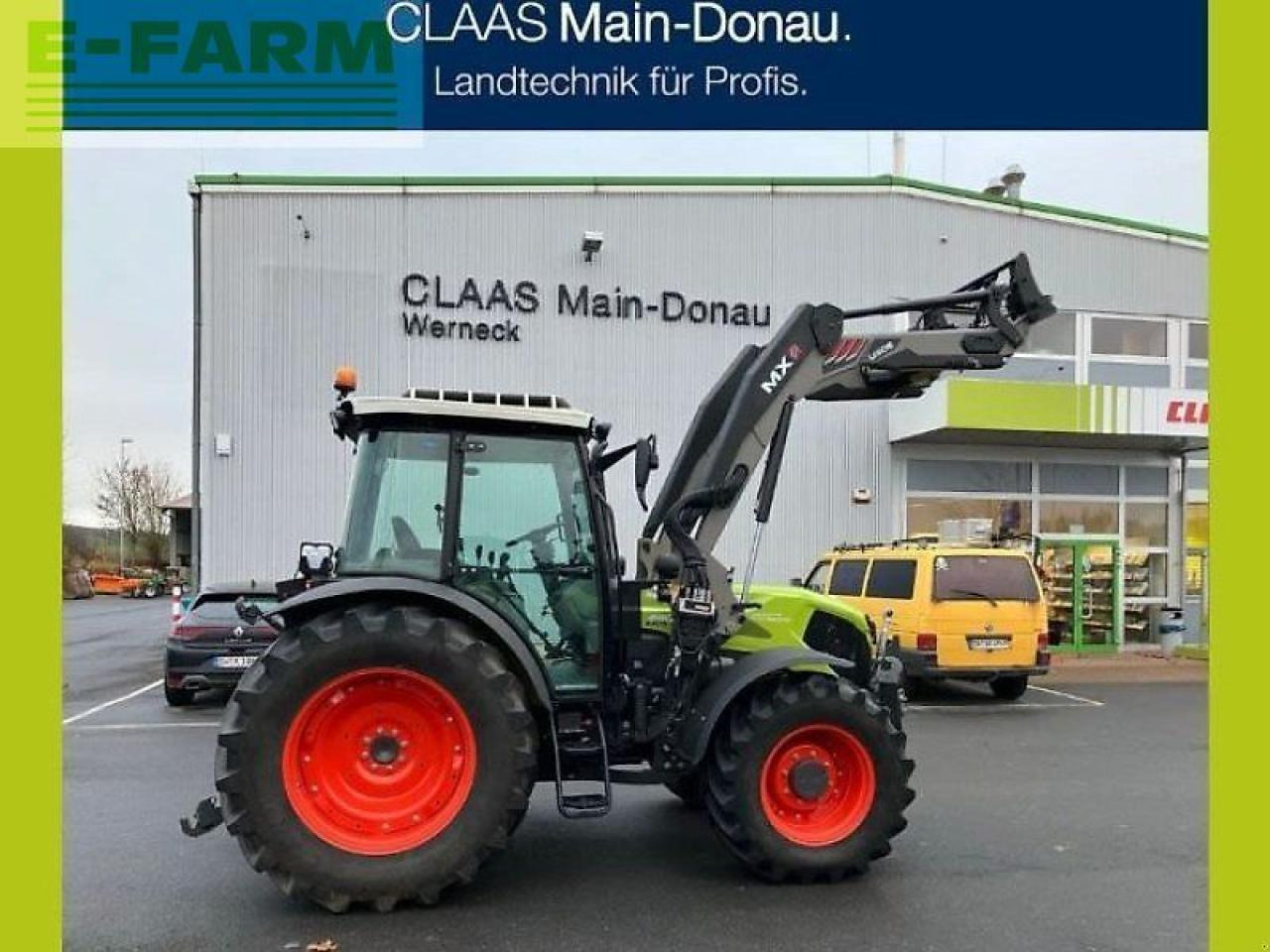 CLAAS axos 240 advanced mit fl u506 - Tractor: foto 1 CLAAS axos 240 advanced mit fl u506 - Tractor: foto 1