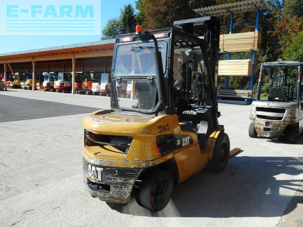 Caterpillar dp30n triplex 5,97 meter + ss + ls + halbkab. - Carretilla elevadora: foto 4 Caterpillar dp30n triplex 5,97 meter + ss + ls + halbkab. - Carretilla elevadora: foto 4