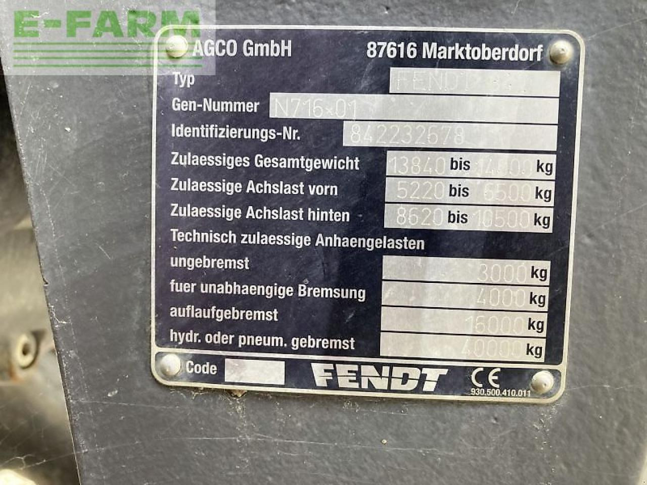 Tractor Fendt 828 vario s4 profi plus ProfiPlus: foto 20
