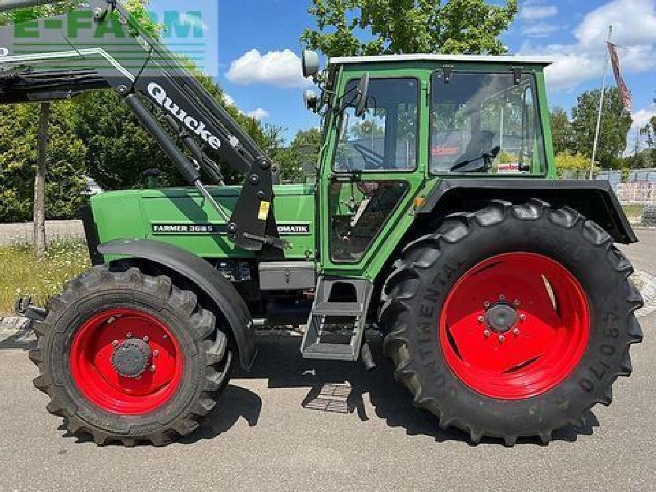 Fendt farmer 308 ls mit niedrig-kabine, frontlader, fr - Tractor: foto 2 Fendt farmer 308 ls mit niedrig-kabine, frontlader, fr - Tractor: foto 2