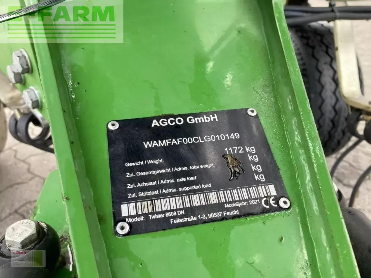 Fendt twister 8608 (laufleistung ca. 50 hektar) - Henificadora: foto 5 Fendt twister 8608 (laufleistung ca. 50 hektar) - Henificadora: foto 5