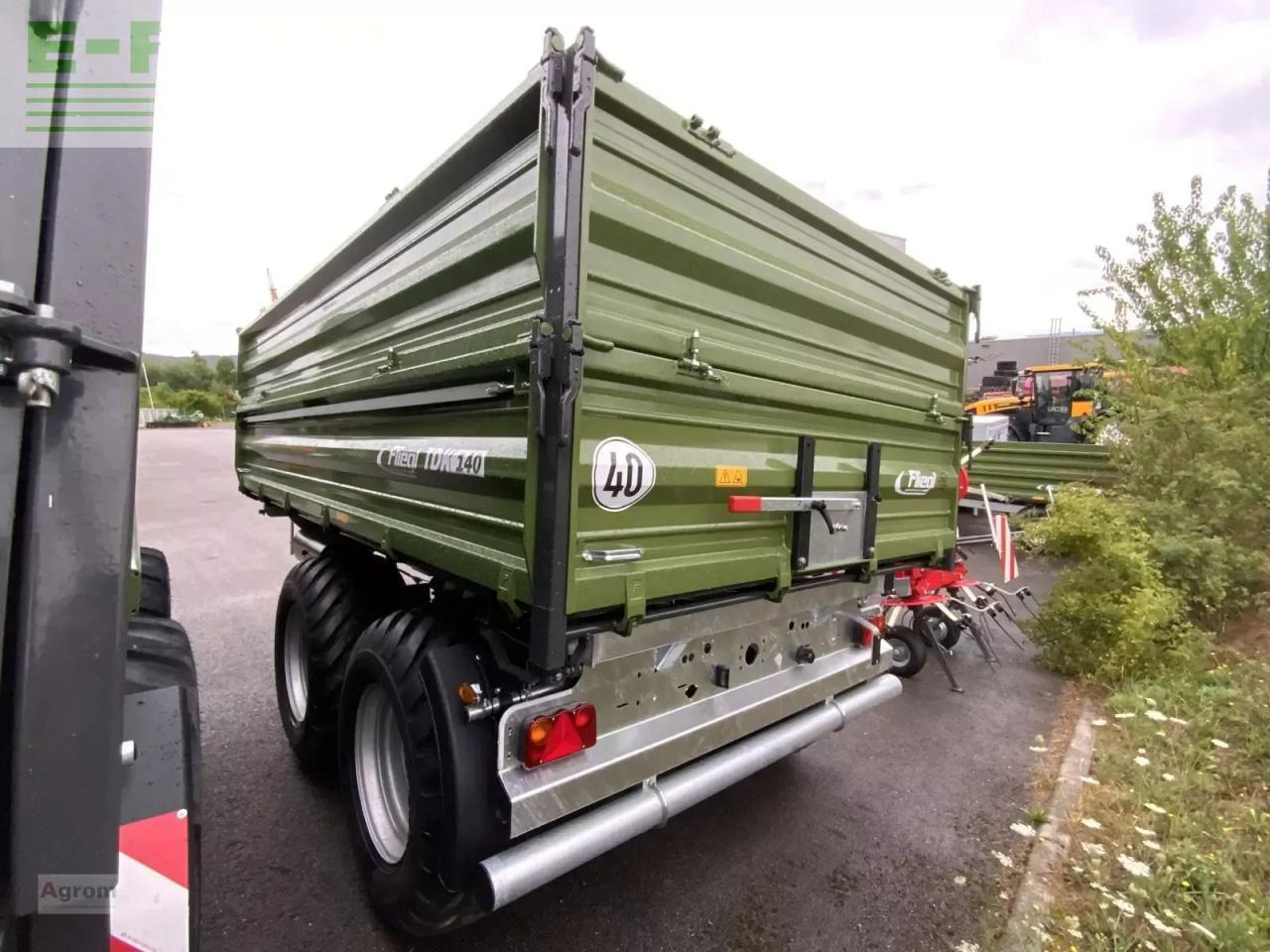 Fliegl tdk 140 - Remolque volquete agrícola: foto 4 Fliegl tdk 140 - Remolque volquete agrícola: foto 4