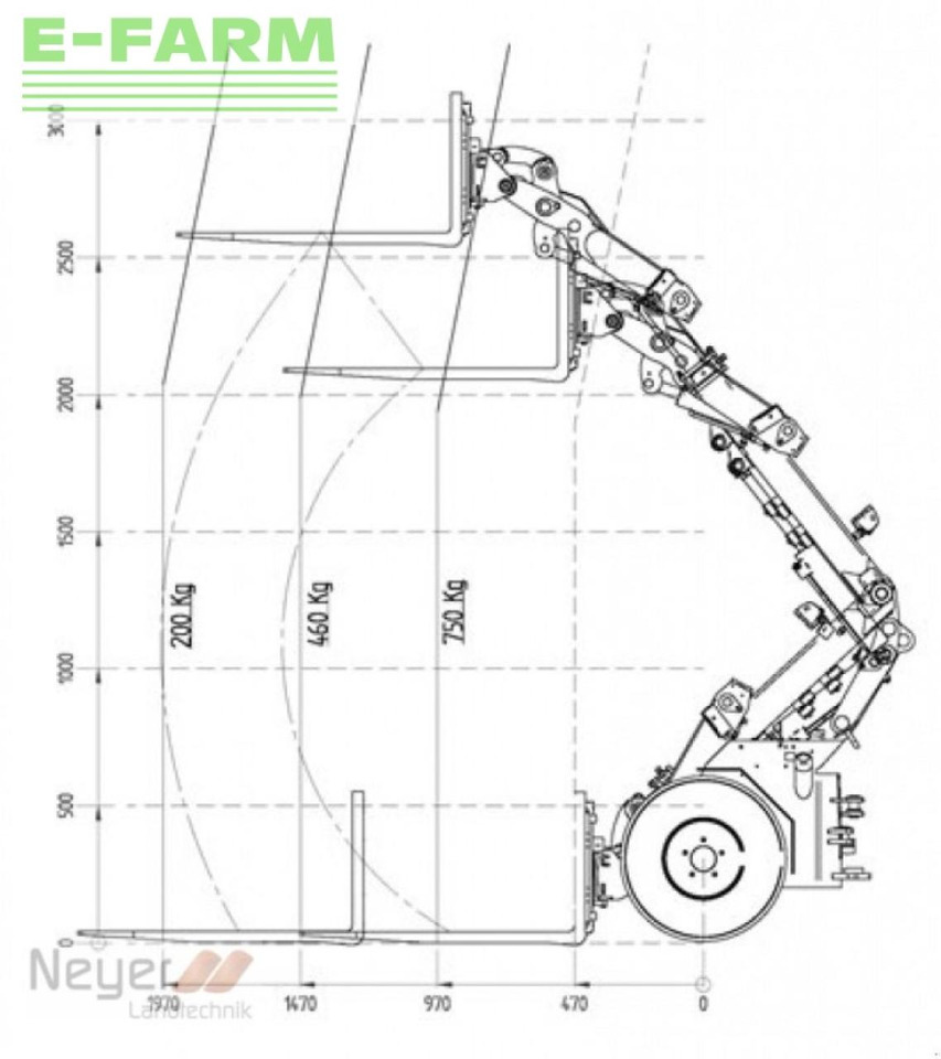 Cargadora de ruedas Giant g1200 tele: foto 9