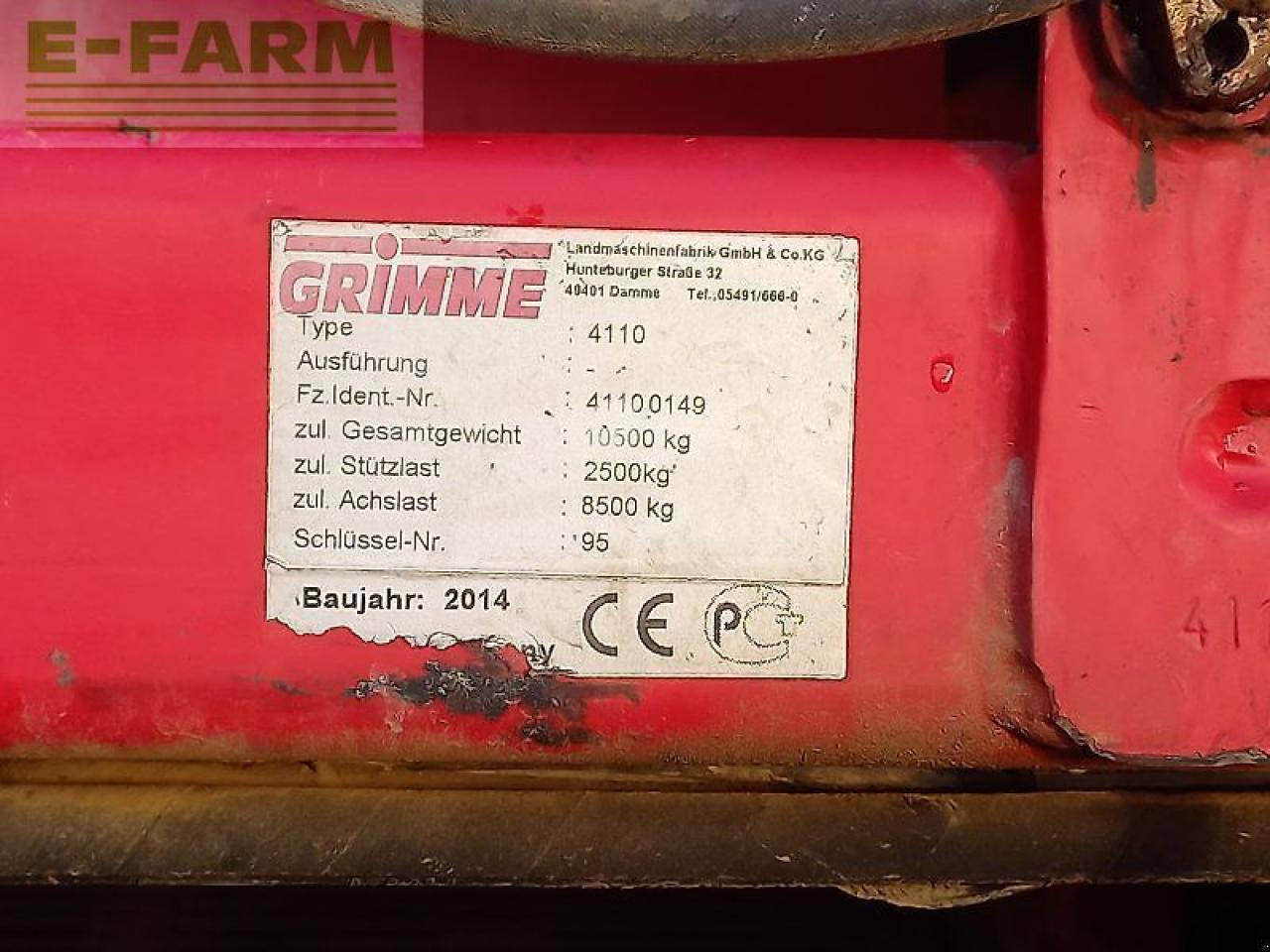 Grimme se 260 - Cosechadora de patatas: foto 3 Grimme se 260 - Cosechadora de patatas: foto 3