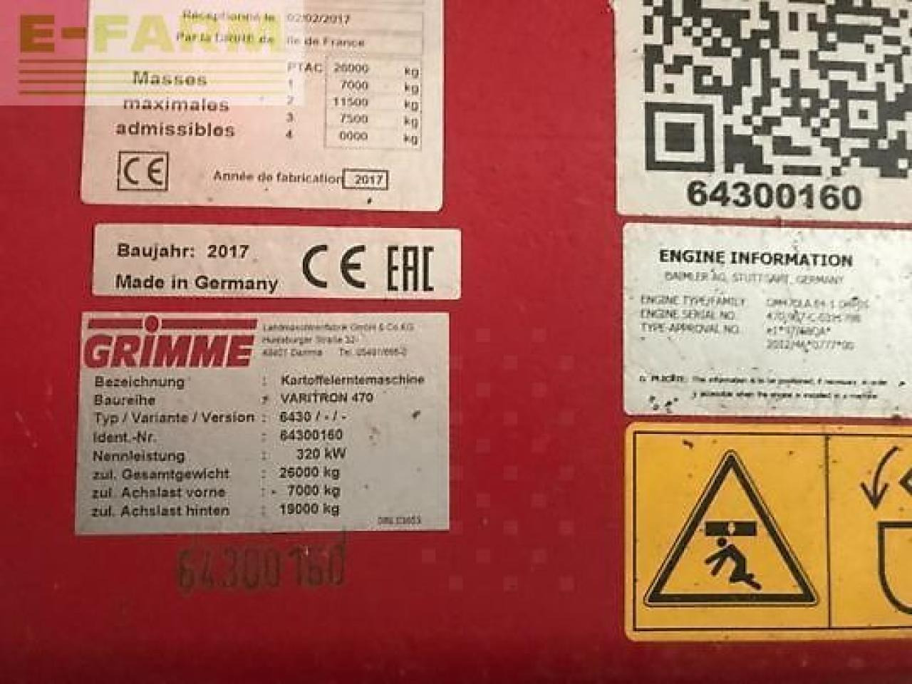 Grimme varitron 470 - Cosechadora de patatas: foto 5 Grimme varitron 470 - Cosechadora de patatas: foto 5