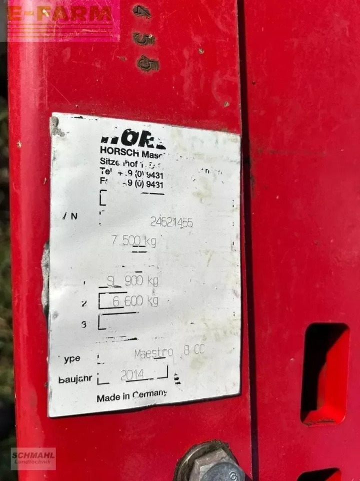 Horsch maestro 8.75 cc - Sembradora de precisión: foto 2 Horsch maestro 8.75 cc - Sembradora de precisión: foto 2