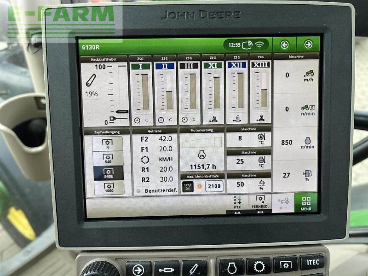 Tractor John Deere 6130r: foto 12